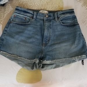 High rise mom short